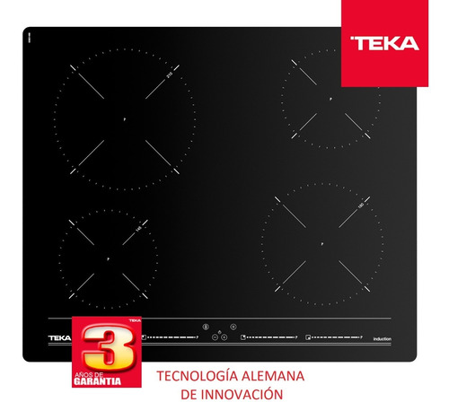 Anafe Teka De Induccion Ib6415 60cm 4 Zonas Multislider 