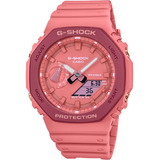Correa De Reloj Casio G-shock Ga-2110sl-4a4dr Pink Line, Color Rosa, Color De Bisel, Color Rosa, Color De Fondo Rosa