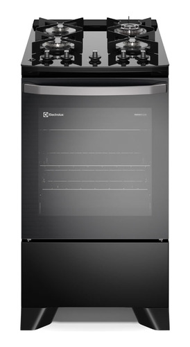 Fogão 4 Bocas Electrolux Preto Efficient Com Mesa De Vidro, 