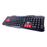 Teclado Gamer Multimídia Usb 3.0 Abnt 2 Teclas Atalhos Tech Cor De Teclado Preto Idioma Português Brasil