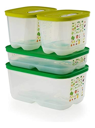 Tupperware Fridgesmart Container 4 Piezas Establece El Diseñ