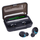 Auriculares Bluetooth Tws Noga Twins 27 Hi-fi Con Powerbank Color Negro