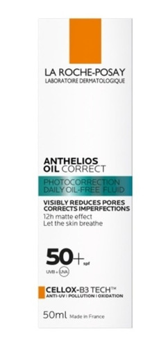 Anthelios Oil Correct Spf 50+ Gel-crema La Roche-posay 50 Ml