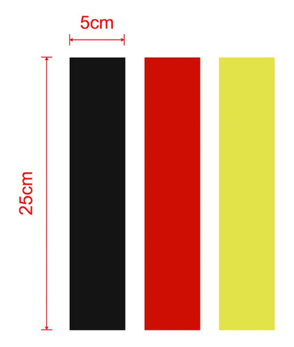 Calco Tiras Bandera Alemania Para Volkswagen Mercedes Benz
