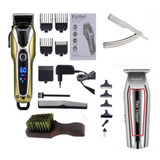 Kit Completo Maquina Cortar Cabelo Acabamento Barba Pezinho