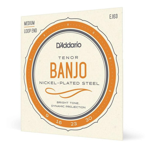 Encord Banjo Tenor .009 D'addario Nickel-plated Steel Ej63