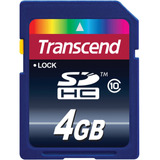 Transcend 4gb Sdhc Memory Card Class 10