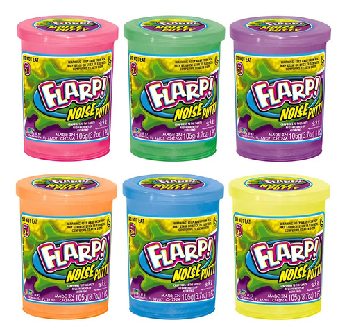 Slime Mega Masa Ruidosa Aroma Pote Neon 105g Surt Int 10041