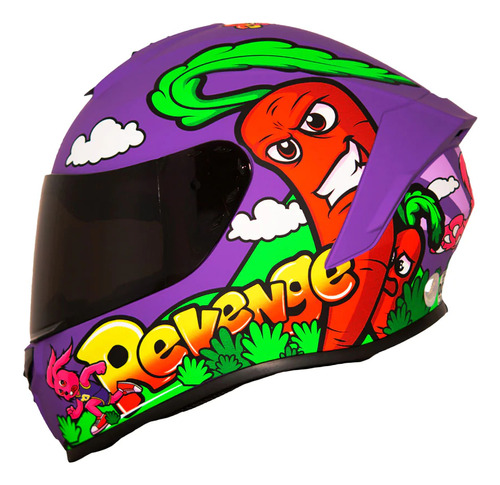 Casco Moto Edge Frankie Revenge Integral Dot