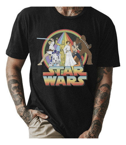 Camisa Camiseta Star Wars Filme Algodão Basica Unissex Geek