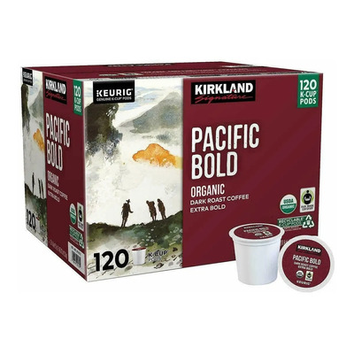 Keurig Café Orgánico Kirkland Pacific Bold K-cup 120 Pods | Envío gratis