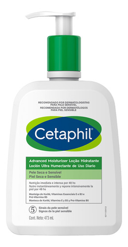 Cetaphil Advanced Loção Hidratante Corporal 473ml Blz