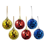 Set X18 Bolas Esferas Decoración Navideña Navidad Árbol