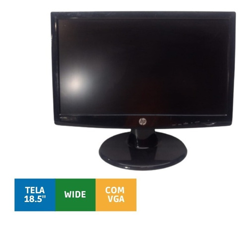 Monitor Hp Lcd 19', Widescreen, L185b - Usado