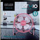 Ventilador Atvio Portátil De Usb, Escritorio, 1 Velocidad