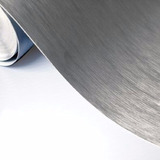Adesivo Aço Escovado Inox Geladeira Móveis - 0,61x4,00mts