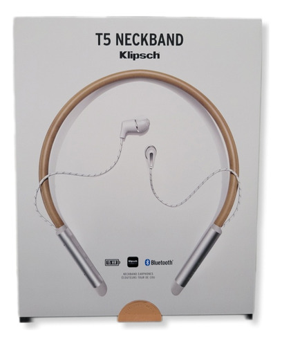 Klipsch T5 Neckband Bluetooth Cuero Audifonos C/ Vibracion 