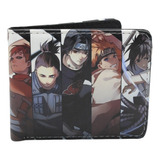 Cartera De Personajes Biombo - Anime Naruto Sasuke Gaara