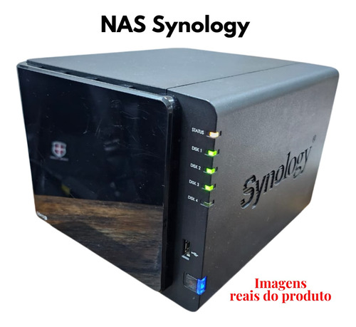 Diskstation Nas Synology Ds412 3hd De 4tb(total 12tb) 4 Baia