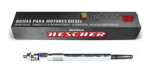 Bujía Incandecente Precalentamiento Hescher Diesel Chevrolet Silverado 2.5 Maxion  Nissan X-terra 2.8 D Euro Il - 4.07 T