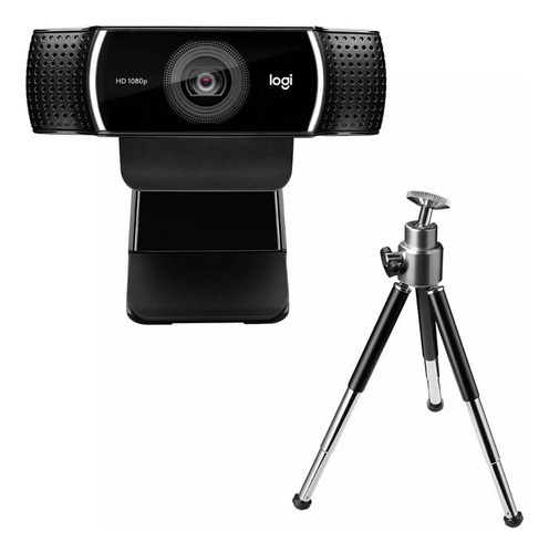 Webcam Logitech C922 Pro Full Hd 1080p Com Microfone E Tripé