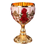 Classic Vin Metal Wine Goblet Carving Pattern