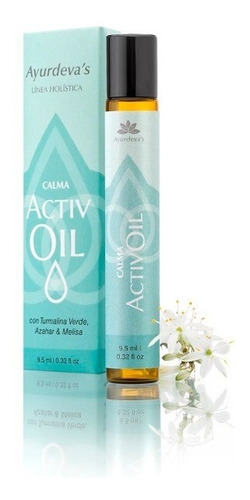 Aceites Esenciales + Turmalina Ayurdeva's Activ Oil Calma 