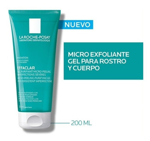 Gel Limpiador La Roche Posay Effaclar Microexfoliante 200ml