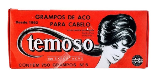 Grampo Temoso Nº5 Preto C/750