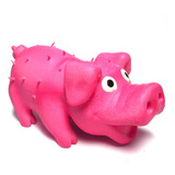 Perro De Látex Squeaky Chew Toy Mini Cerdo Rosa 3.9  Para Pe