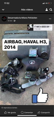 Kits Airbag Haval H3, 2014 En Desarme, Completo