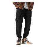 Pantalón Cargo De Casual Moda Tácticos Jogger Para Hombre