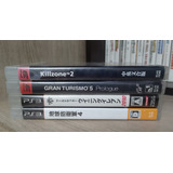 Lote 4 Jogos Ps3 - Killzone 2 / Gt5 / Winning Eleven / Edf 4