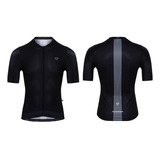 Jersey Ciclismo M/c Hombre Gw Back Line Negro