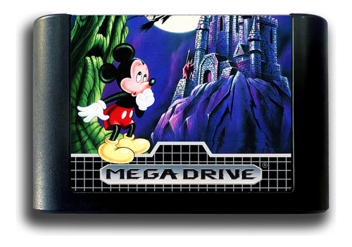 Cartucho De Megadrive Novo Mickey Castle Of Illusion