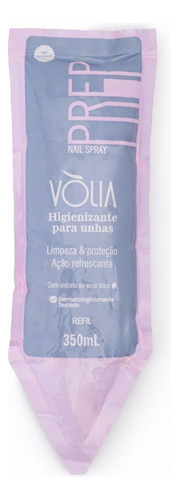 Vòlia Prep Nail Spray Higienizante Para Unhas 350ml Refil