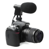 Microfone Boya By-vm01 Condensador Direcional Canon Nikon Cor Preto