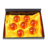 Kit Com 7 Esferas Do Dragão Dragon Ball Z + Lindo Box 3,5cm