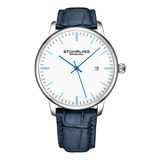 Stuhrling Reloj Para Hombre Original Correa De Cuero De Piel