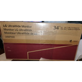 LG Monitor Ultrawide 34  2k 75hrz 