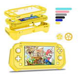 Funda Protectora Para Nintendo Switch Lite Color Amarillo