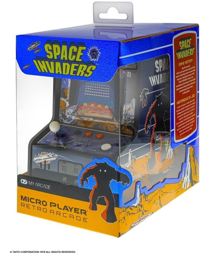 Space Invaders Micro Arcade Retro Maquinita Coleccionable