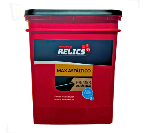 Primer Acqua Fita Asfáltica Aluminizada Manta Telhado 18l