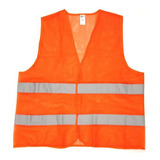 Chaleco Reflectivo Reglamentario Fluo Moto Naranja Servus