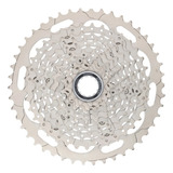 Cassette Shimano Deore Cs M4100 11/46d, 10 V/1 X 10 V, Color Plateado, Número Máximo De Dientes 46, Número Mínimo De Dientes 11