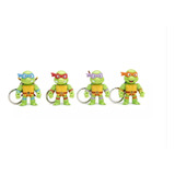 Set 4 Llaveros Tortugas Ninja Tmnt 4 Metalfigs Jada Turtles