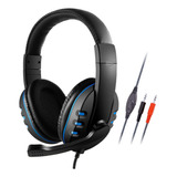 Audifonos Gamer K4 Diadema Con Microfono Luz Led Usb 3.5mm