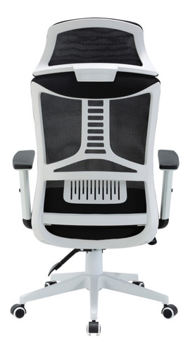 Silla De Oficina Ergonómica Blanca Reclinable 