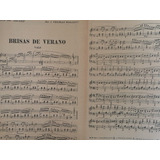 Partitura Antigua. Truman Wolcott 1920 Brisas De Verano