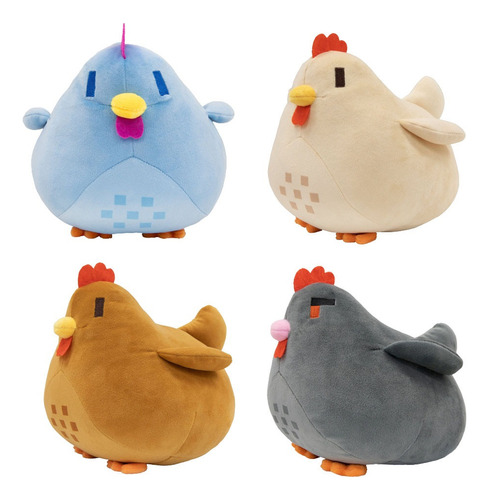 4 Pcs Peluche De Pollo Stardew Valley Big Cock